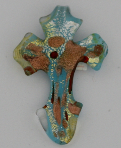 Murano Cross (3 x2 in.) # 07 - Click Image to Close